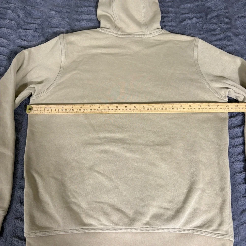 Nike Sportswear Club Fleece Pullover Hoodie Khaki Beige Mens Medium 811457-250